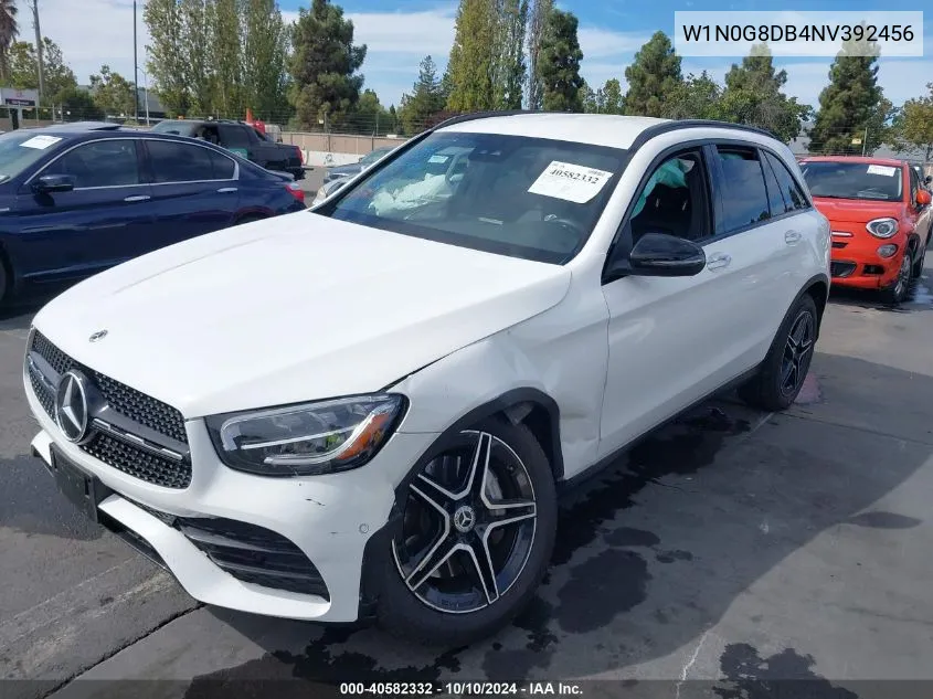 2022 Mercedes-Benz Glc 300 Suv VIN: W1N0G8DB4NV392456 Lot: 40582332