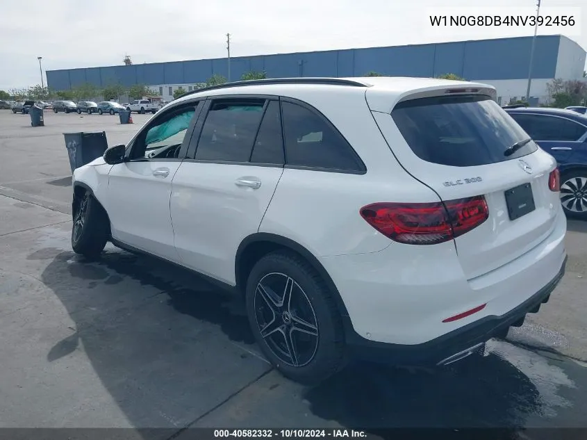 2022 Mercedes-Benz Glc 300 Suv VIN: W1N0G8DB4NV392456 Lot: 40582332