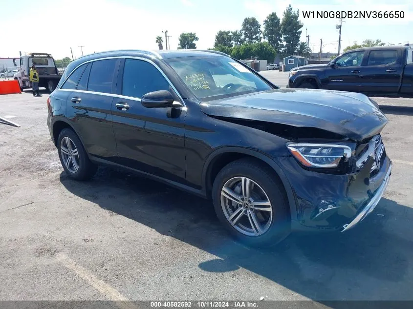 2022 Mercedes-Benz Glc 300 Suv VIN: W1N0G8DB2NV366650 Lot: 40582592