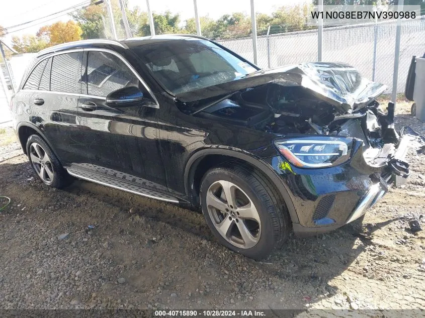 2022 Mercedes-Benz Glc 300 4Matic Suv VIN: W1N0G8EB7NV390988 Lot: 40715890