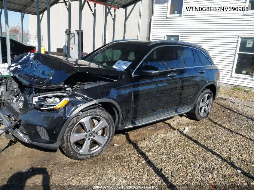 2022 Mercedes-Benz Glc 300 4Matic Suv VIN: W1N0G8EB7NV390988 Lot: 40715890