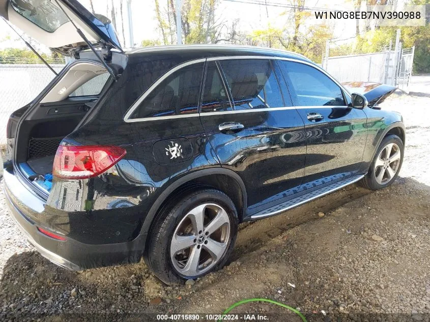 2022 Mercedes-Benz Glc 300 4Matic Suv VIN: W1N0G8EB7NV390988 Lot: 40715890