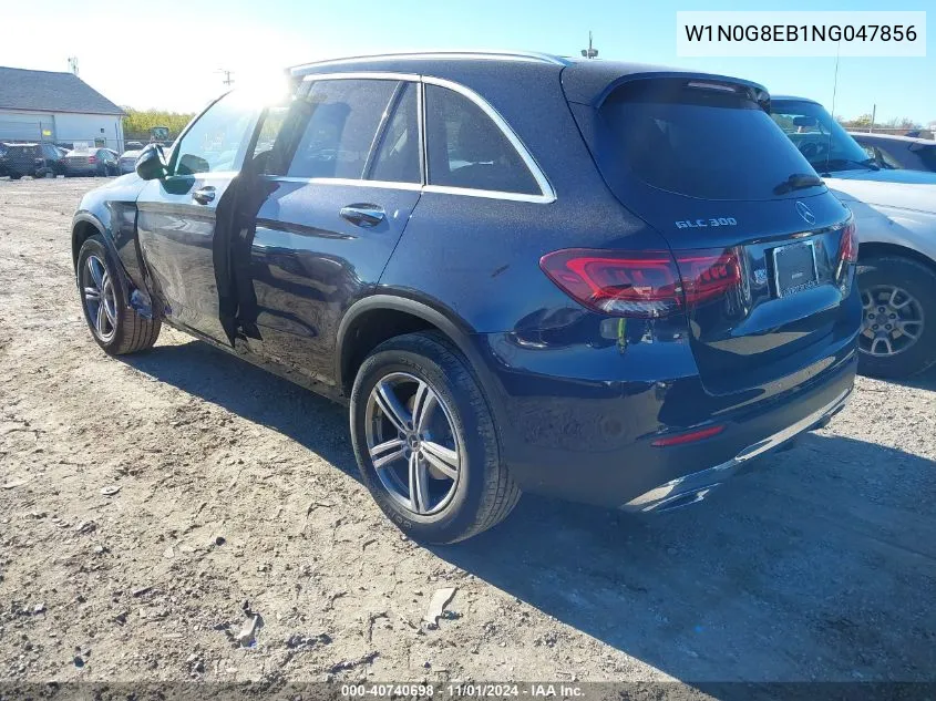 2022 Mercedes-Benz Glc 300 4Matic Suv VIN: W1N0G8EB1NG047856 Lot: 40740698