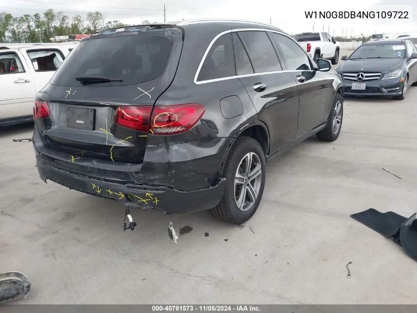 2022 Mercedes-Benz Glc 300 Suv VIN: W1N0G8DB4NG109722 Lot: 40781573