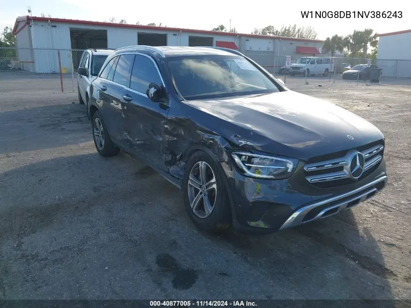 2022 Mercedes-Benz Glc 300 Suv VIN: W1N0G8DB1NV386243 Lot: 40877005