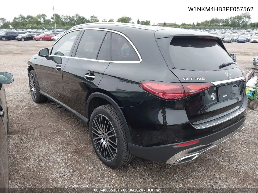 2023 Mercedes-Benz Glc 300 4Matic Suv VIN: W1NKM4HB3PF057562 Lot: 40035357