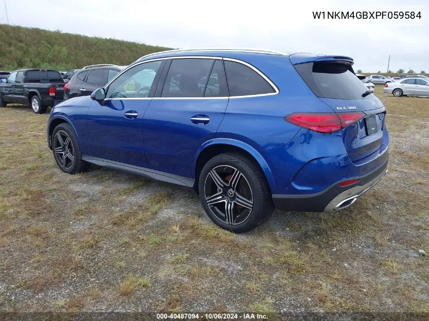 2023 Mercedes-Benz Glc 300 VIN: W1NKM4GBXPF059584 Lot: 40487094