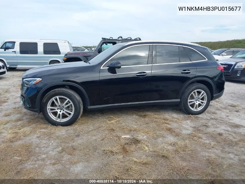 2023 Mercedes-Benz Glc 300 4Matic Suv VIN: W1NKM4HB3PU015677 Lot: 40538114