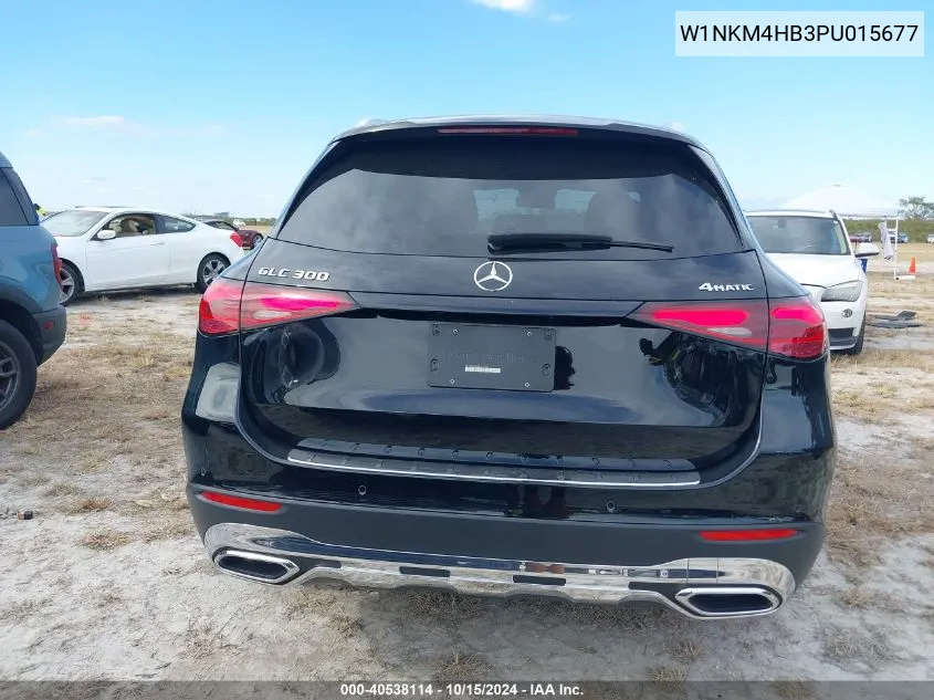 2023 Mercedes-Benz Glc 300 4Matic Suv VIN: W1NKM4HB3PU015677 Lot: 40538114