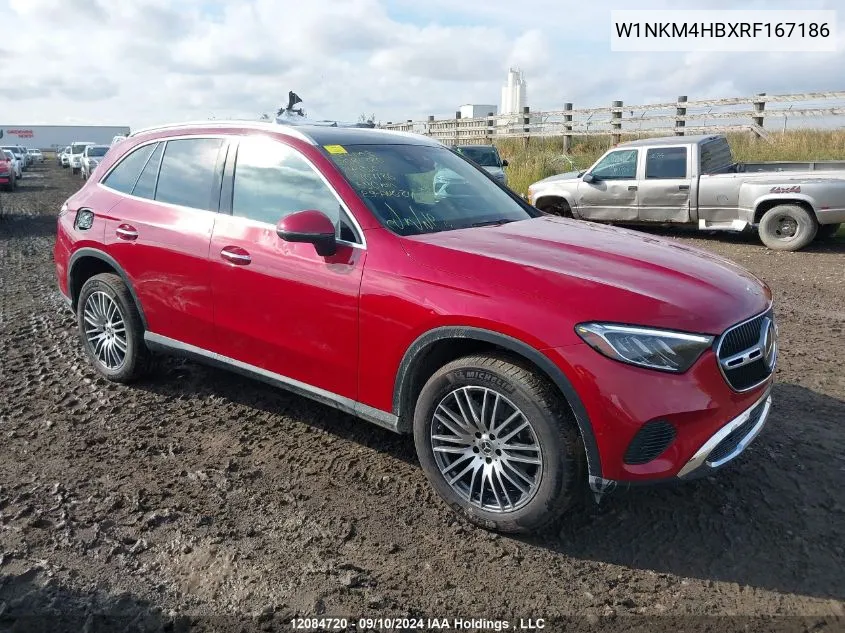 2024 Mercedes-Benz Glc 300 VIN: W1NKM4HBXRF167186 Lot: 12084720