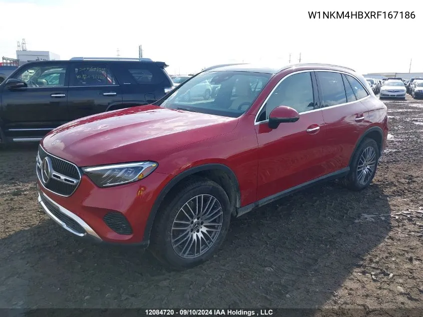 2024 Mercedes-Benz Glc 300 VIN: W1NKM4HBXRF167186 Lot: 12084720