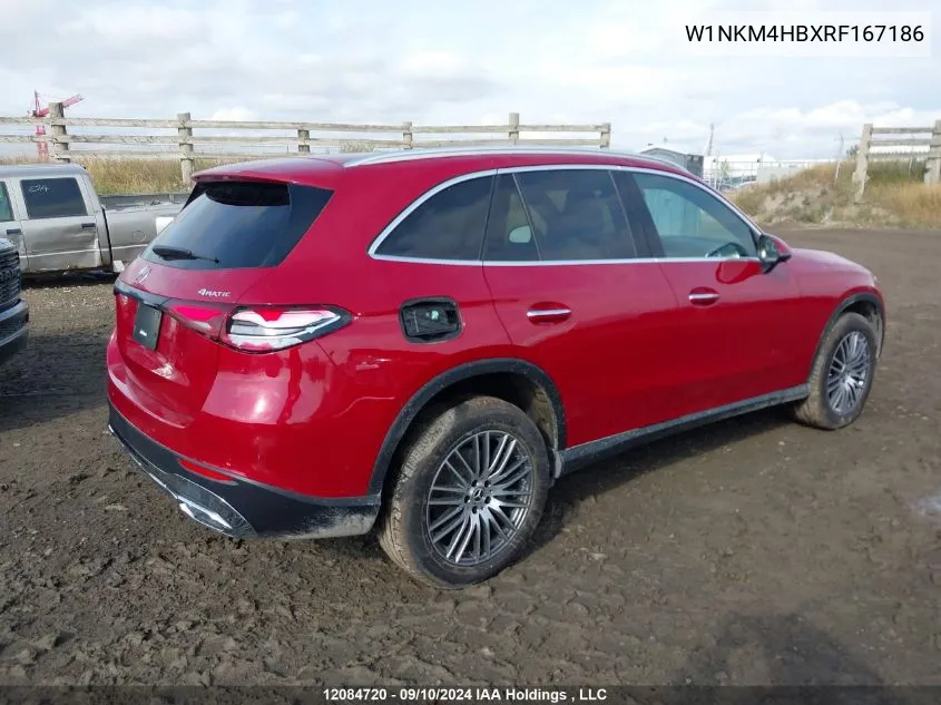 2024 Mercedes-Benz Glc 300 VIN: W1NKM4HBXRF167186 Lot: 12084720