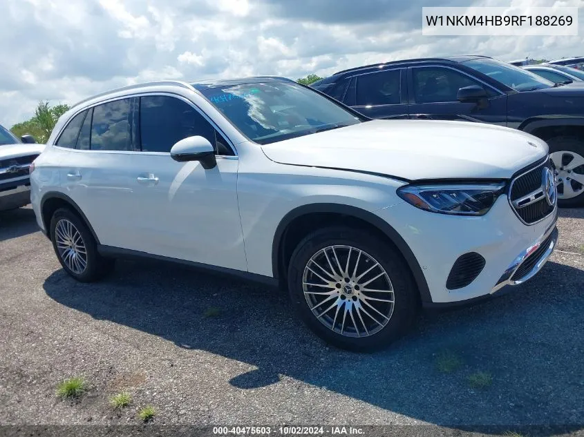 2024 Mercedes-Benz Glc 300 4Matic Suv VIN: W1NKM4HB9RF188269 Lot: 40475603