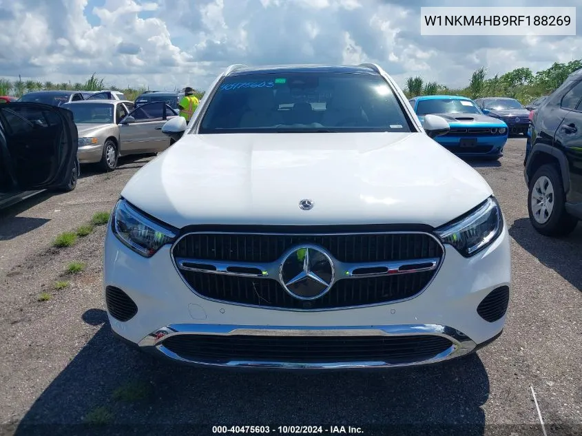 2024 Mercedes-Benz Glc 300 4Matic Suv VIN: W1NKM4HB9RF188269 Lot: 40475603