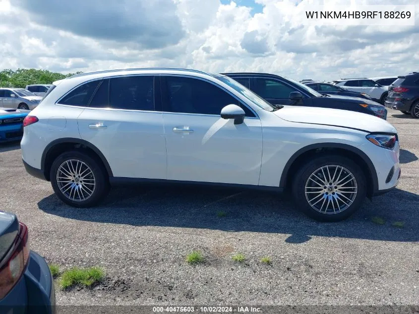 2024 Mercedes-Benz Glc 300 4Matic Suv VIN: W1NKM4HB9RF188269 Lot: 40475603