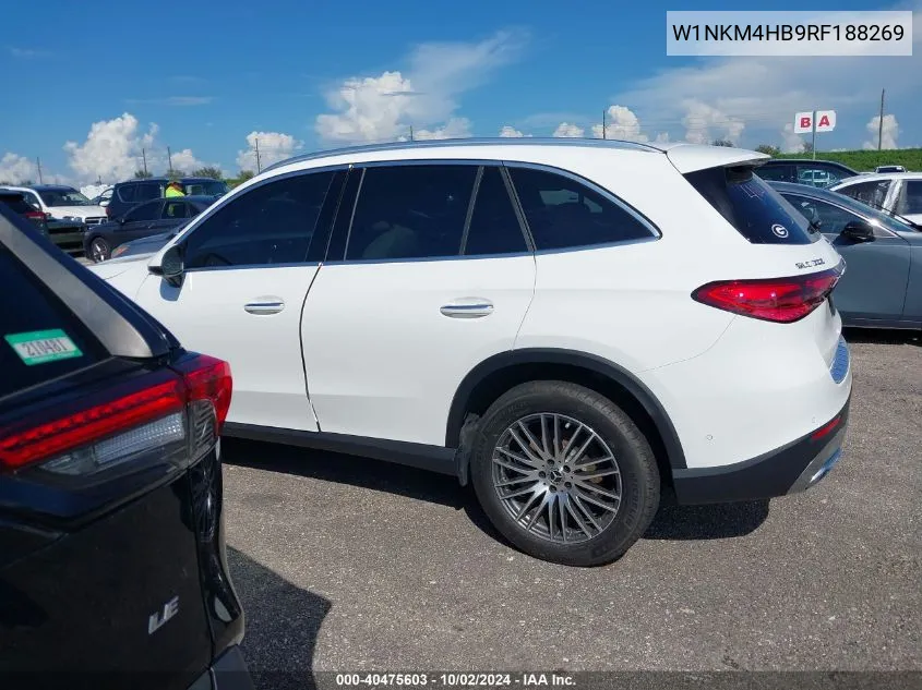 2024 Mercedes-Benz Glc 300 4Matic Suv VIN: W1NKM4HB9RF188269 Lot: 40475603