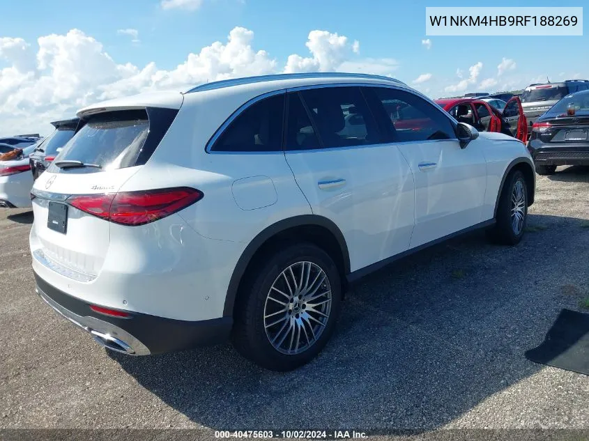 2024 Mercedes-Benz Glc 300 4Matic Suv VIN: W1NKM4HB9RF188269 Lot: 40475603