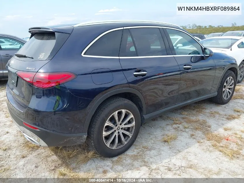 2024 Mercedes-Benz Glc 300 4Matic Suv VIN: W1NKM4HBXRF089864 Lot: 40541414