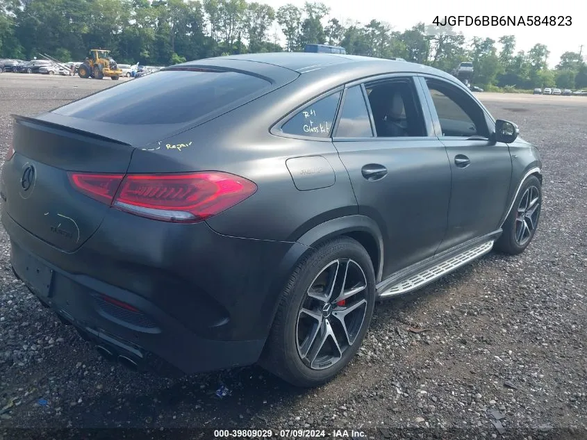 4JGFD6BB6NA584823 2022 Mercedes-Benz Amg Gle 53 Coupe 4Matic