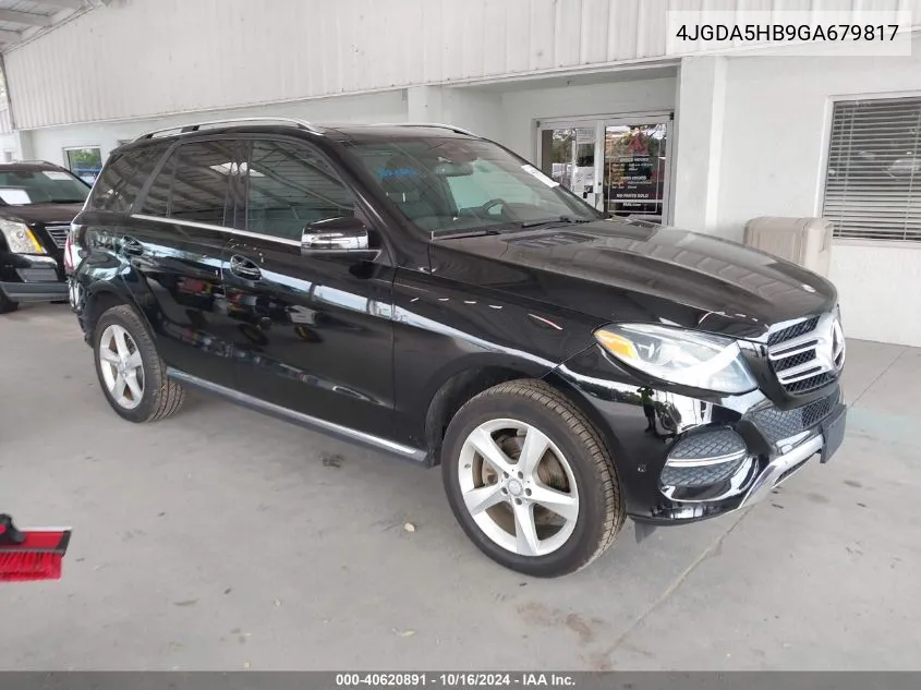 2016 Mercedes-Benz Gle 350 4Matic VIN: 4JGDA5HB9GA679817 Lot: 40620891