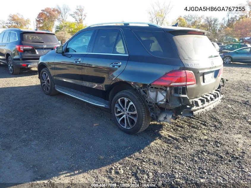 2016 Mercedes-Benz Gle 350 4Matic VIN: 4JGDA5HB6GA767255 Lot: 40677089