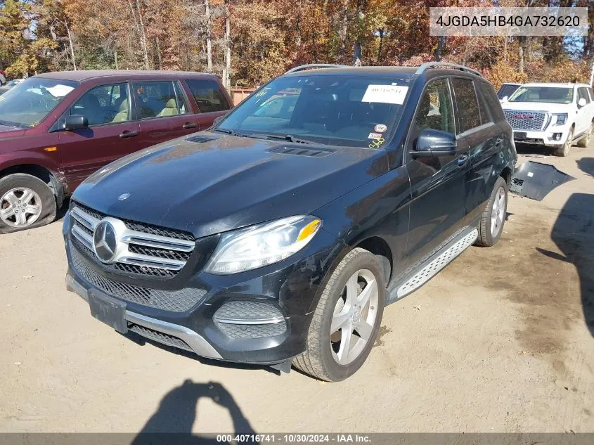 2016 Mercedes-Benz Gle 350 4Matic VIN: 4JGDA5HB4GA732620 Lot: 40716741