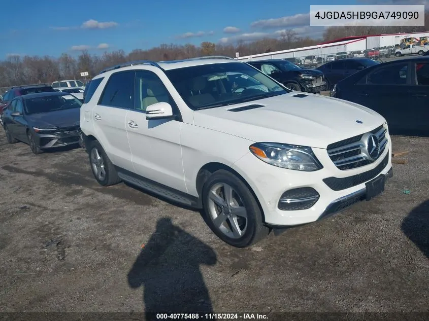 2016 Mercedes-Benz Gle 350 4Matic VIN: 4JGDA5HB9GA749090 Lot: 40775488