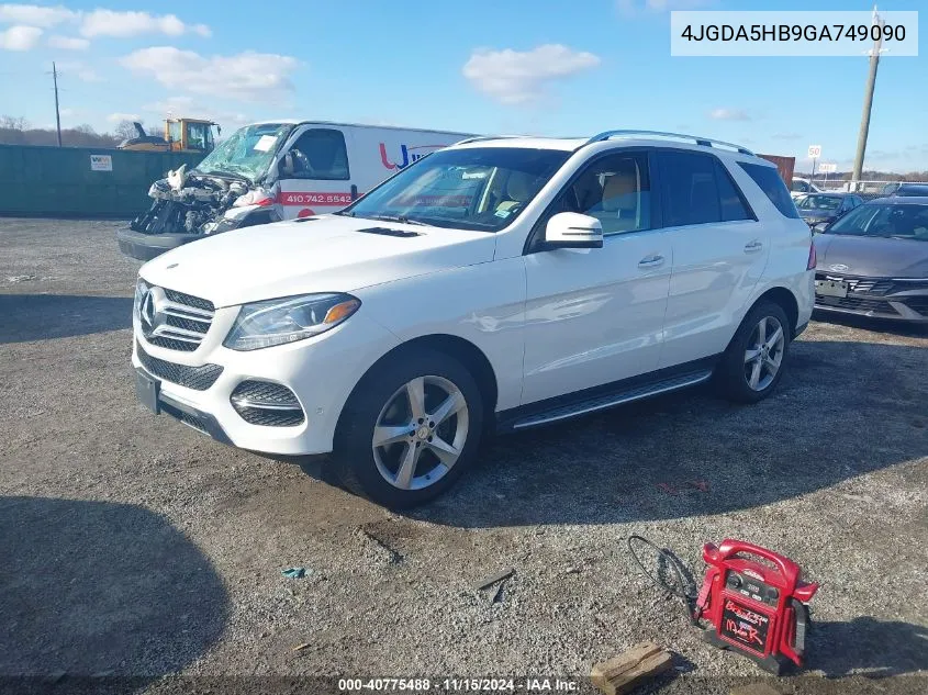 2016 Mercedes-Benz Gle 350 4Matic VIN: 4JGDA5HB9GA749090 Lot: 40775488