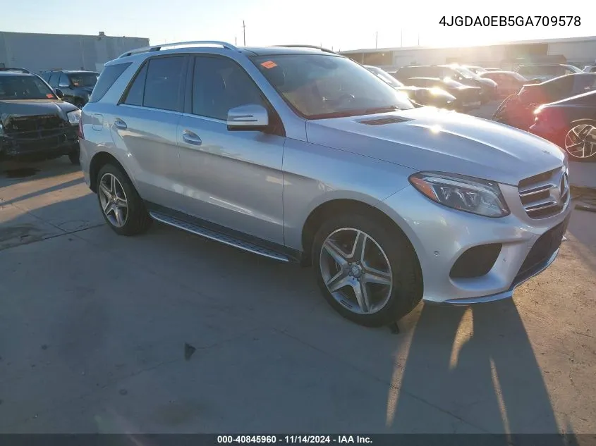 2016 Mercedes-Benz Gle 300D 4Matic VIN: 4JGDA0EB5GA709578 Lot: 40845960