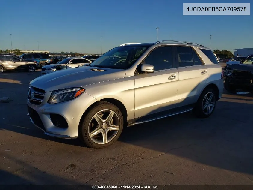 2016 Mercedes-Benz Gle 300D 4Matic VIN: 4JGDA0EB5GA709578 Lot: 40845960