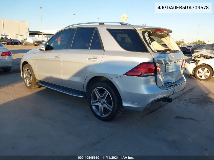 2016 Mercedes-Benz Gle 300D 4Matic VIN: 4JGDA0EB5GA709578 Lot: 40845960