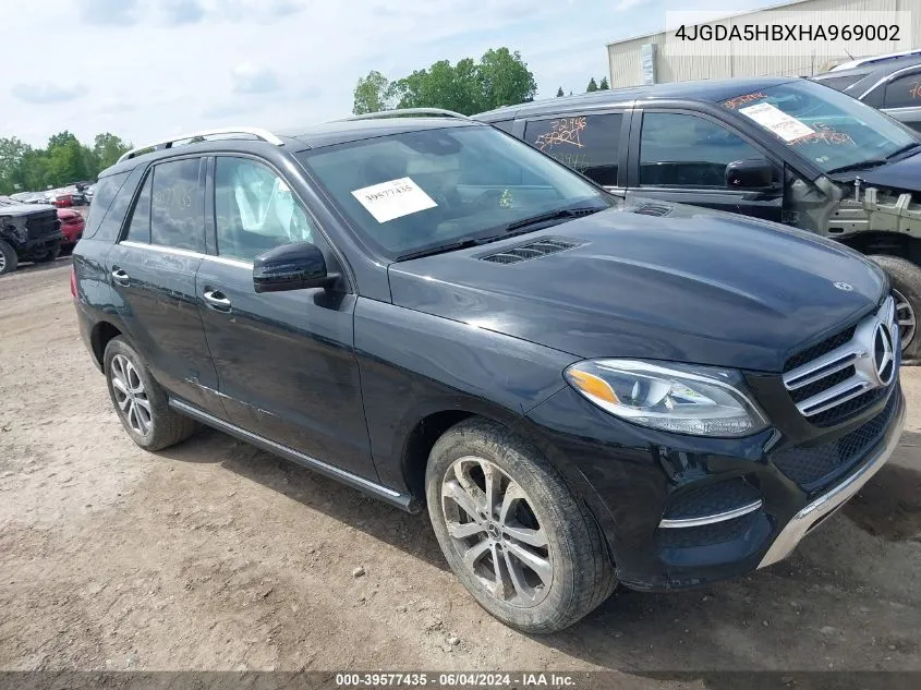 2017 Mercedes-Benz Gle 350 4Matic VIN: 4JGDA5HBXHA969002 Lot: 39577435