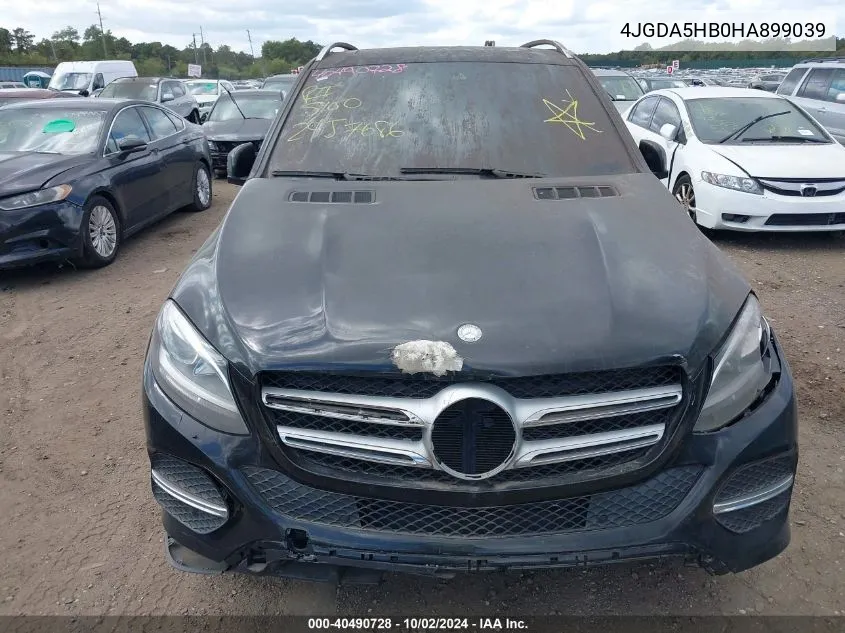 2017 Mercedes-Benz Gle 350 4Matic VIN: 4JGDA5HB0HA899039 Lot: 40490728