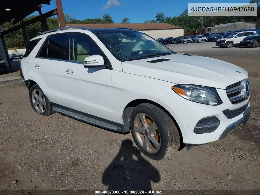 2017 Mercedes-Benz Gle 350 4Matic VIN: 4JGDA5HB4HA947688 Lot: 40523300