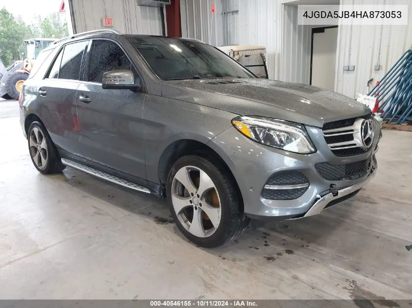 2017 Mercedes-Benz Gle 350 VIN: 4JGDA5JB4HA873053 Lot: 40546155