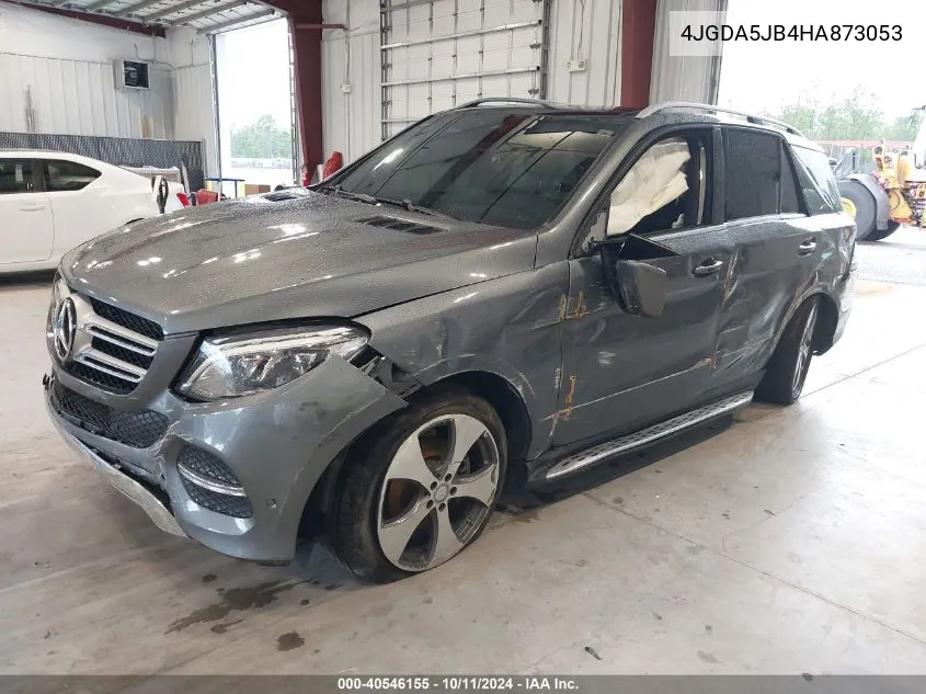 2017 Mercedes-Benz Gle 350 VIN: 4JGDA5JB4HA873053 Lot: 40546155