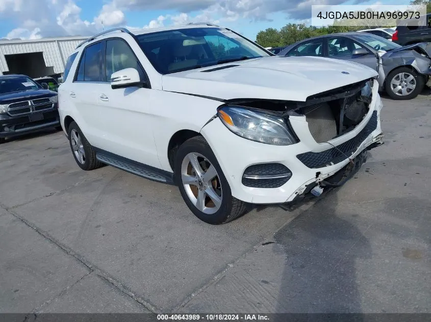 2017 Mercedes-Benz Gle 350 VIN: 4JGDA5JB0HA969973 Lot: 40643989