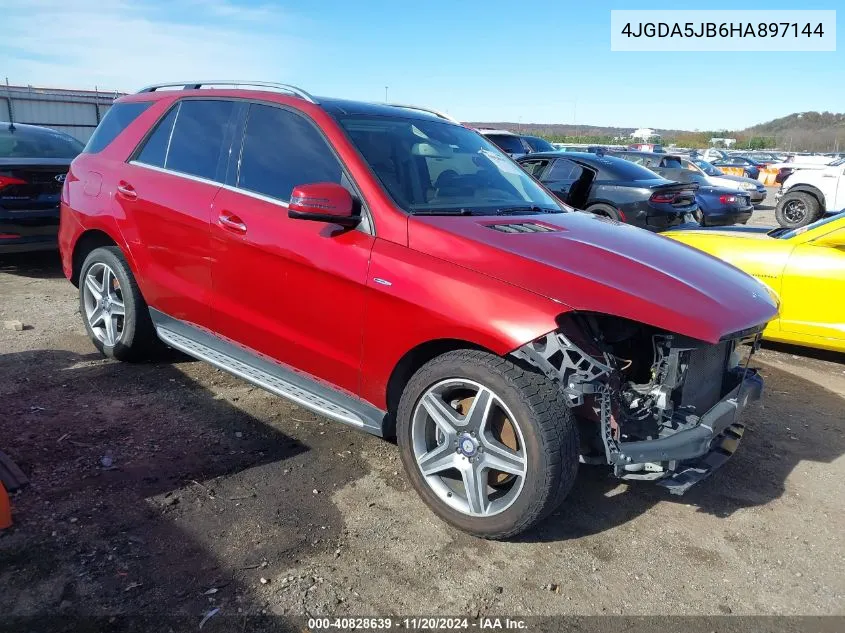 2017 Mercedes-Benz Gle 350 VIN: 4JGDA5JB6HA897144 Lot: 40828639