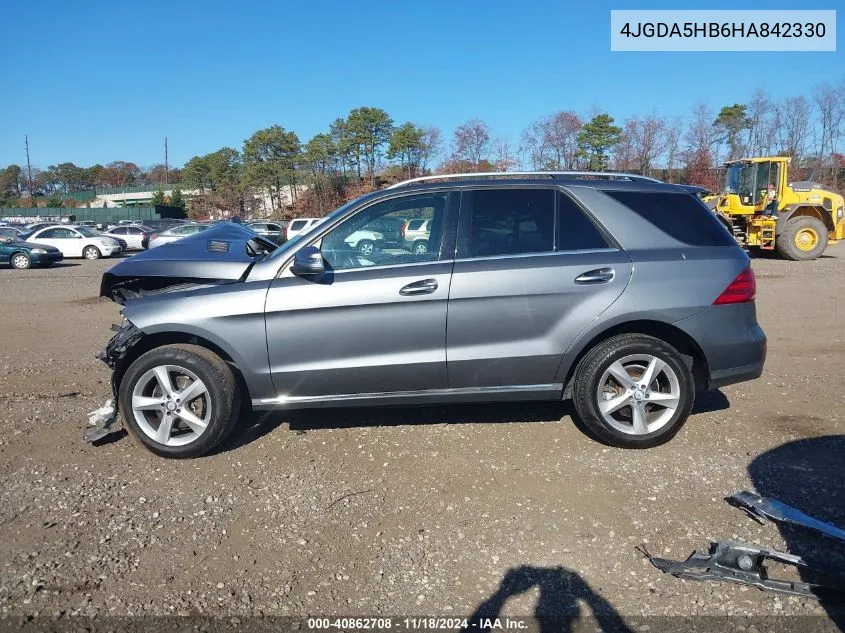 2017 Mercedes-Benz Gle 350 4Matic VIN: 4JGDA5HB6HA842330 Lot: 40862708