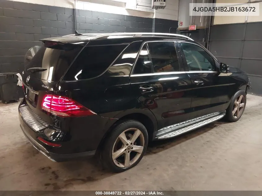 4JGDA5HB2JB163672 2018 Mercedes-Benz Gle 350 4Matic