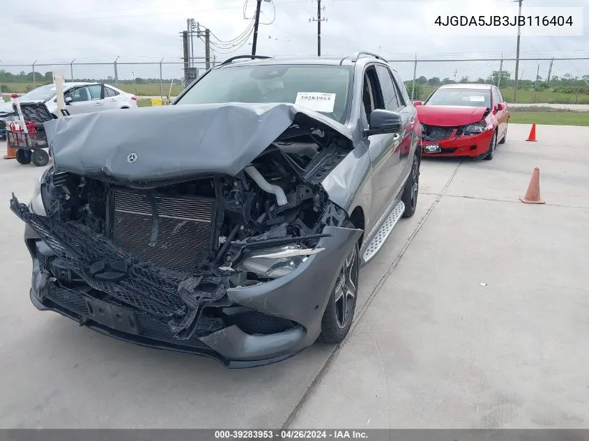 4JGDA5JB3JB116404 2018 Mercedes-Benz Gle 350