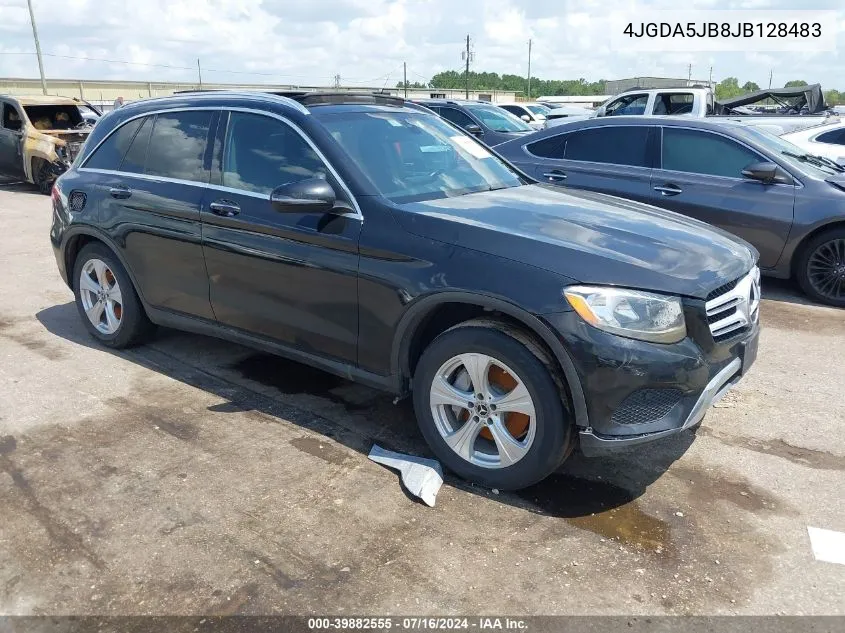 2018 Mercedes-Benz Gle 350 VIN: 4JGDA5JB8JB128483 Lot: 39882555