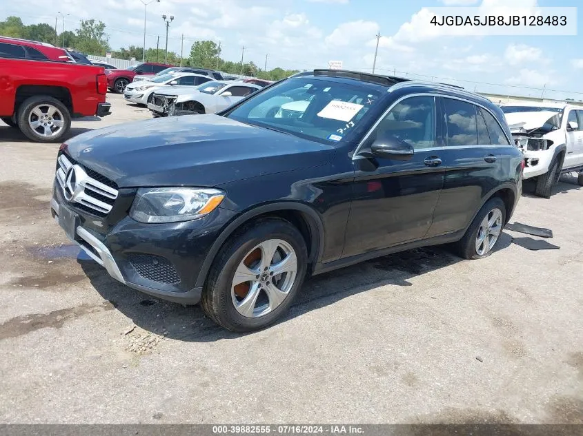 2018 Mercedes-Benz Gle 350 VIN: 4JGDA5JB8JB128483 Lot: 39882555