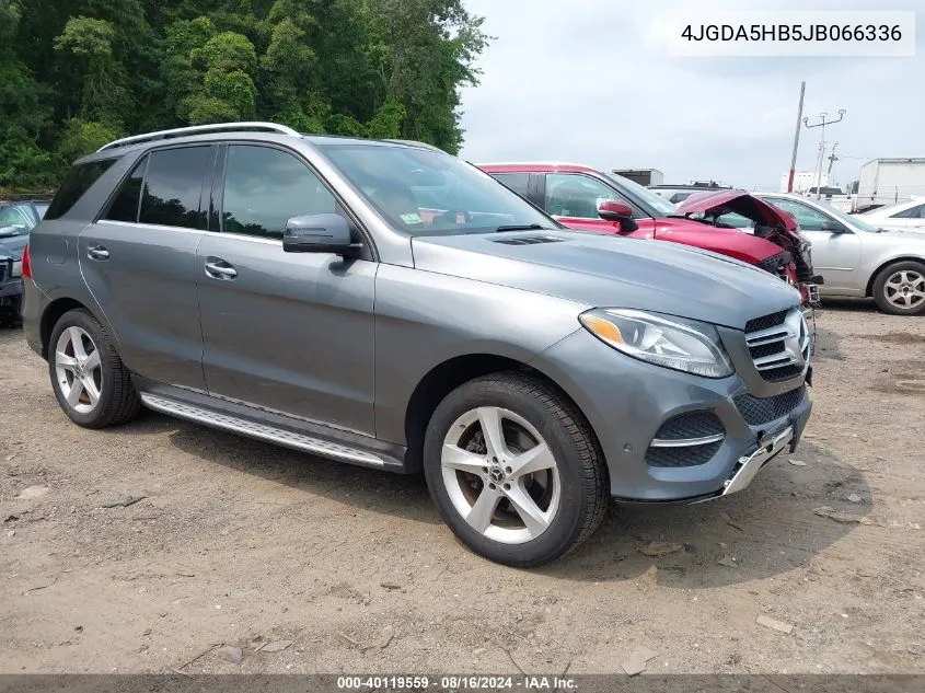 2018 Mercedes-Benz Gle 350 4Matic VIN: 4JGDA5HB5JB066336 Lot: 40119559