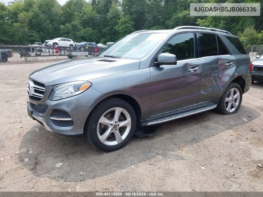 2018 Mercedes-Benz Gle 350 4Matic VIN: 4JGDA5HB5JB066336 Lot: 40119559