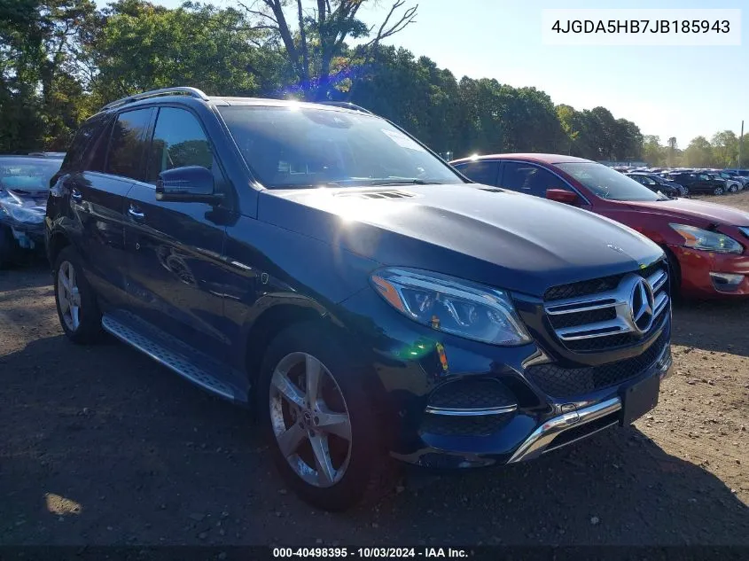 2018 Mercedes-Benz Gle 350 4Matic VIN: 4JGDA5HB7JB185943 Lot: 40498395