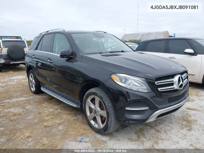 2018 Mercedes-Benz Gle 350 VIN: 4JGDA5JBXJB091081 Lot: 40623822