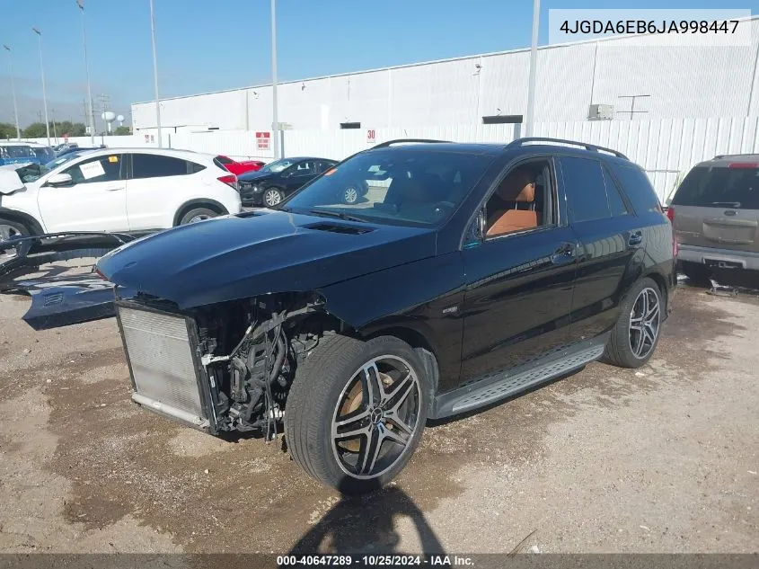 2018 Mercedes-Benz Amg Gle 43 4Matic VIN: 4JGDA6EB6JA998447 Lot: 40647289