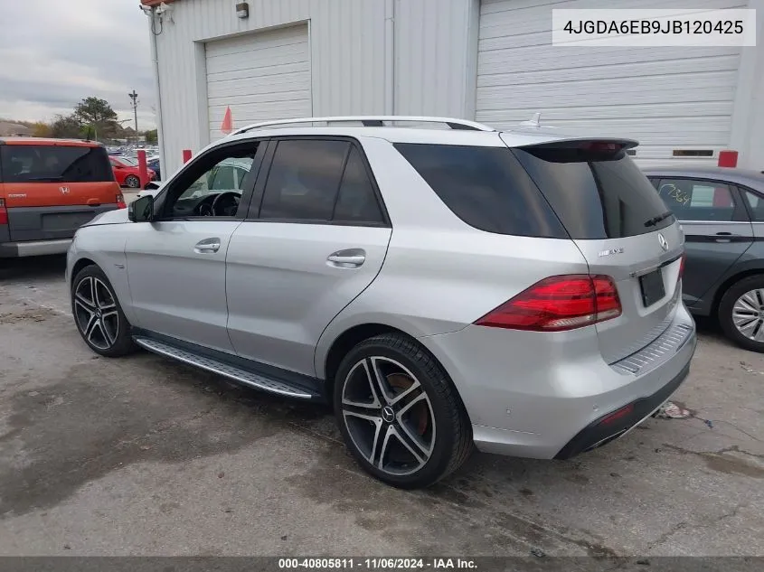 2018 Mercedes-Benz Amg Gle 43 4Matic VIN: 4JGDA6EB9JB120425 Lot: 40805811