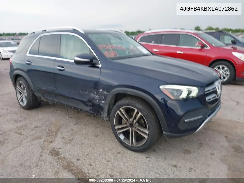 2020 Mercedes-Benz Gle 350 4Matic VIN: 4JGFB4KBXLA072862 Lot: 39238388